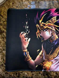 Yu-Gi-Oh! CCG Playmat - Black TCG Playmat - YuGiOh Magician CCG Card Mat 24x14 - Image 2
