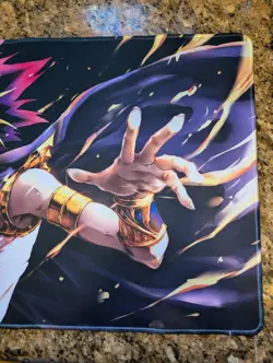 Yu-Gi-Oh! CCG Playmat - Black TCG Playmat - YuGiOh Magician CCG Card Mat 24x14 - Image 4