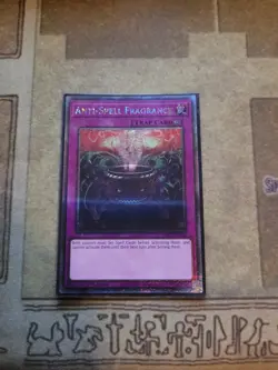 YUGIOH ANTI-SPELL FRAGRANCE RA02-EN076 QUARTER CENTURY SECRET 1ST ED NM - Image 1