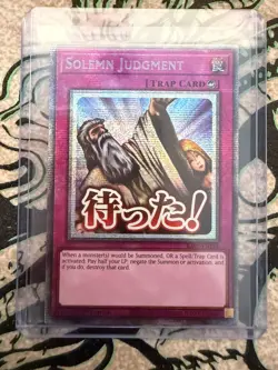 Yugioh Solemn Judgment RA05-EN124 Starlight Rare 1st Ed NM w/Tracking - Image 1