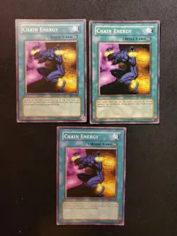 3x Chain Energy MRL-046 Mixed Sets Short Print Magic Ruler Yu-Gi-Oh Playset - Image 1
