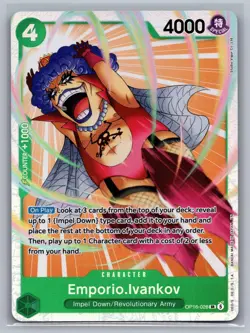 Emporio.Ivankov (026) OP16-026 Super Rare The Time of Battle One Piece Near Mint - Image 1