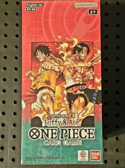 One Piece - Starter Deck ST-30 Luffy & Ace Display - Sealed Set of 6 - Read Desc - Image 1