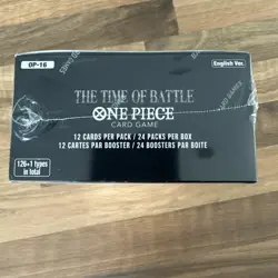 One Piece TCG OP-16 The Time Of Battle Booster Box (New & Sealed) IN HAND - Image 3