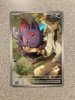 N's Zorua 189 Sv: Scarlet & Violet Promo Card Holo Svp English Near Mint - Image 1