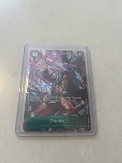 One Piece CCG Shanks OP13-028 Alt Art SR - Near Mint! Carrying On His Will - Image 1