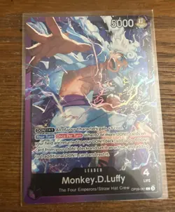 One Piece Monkey D Luffy OP09-061 Leader Alternative Art Starter Deck English - Image 1