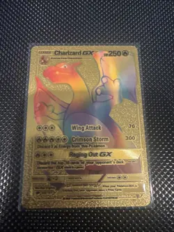 Pokemon TCG Charizard GX 150/147 Gold Ultra Rare Burning Shadows NM Holo Card - Image 3