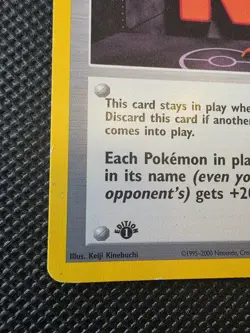 2000 Pokemon Rocket's Hideout Team Rocket Trainer Stadium 1st Edition Card 63/64 - Image 2