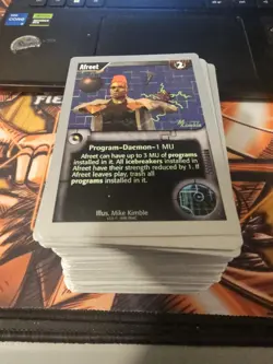 WOTC Netrunner Classic Netrunner - CCG Collection - 220 Cards - Image 1
