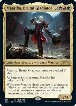 Maarika, Brutal Gladiator - Near Mint MTG SLX - Image 1