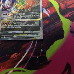 Pokemon TCG Charizard VSTAR SWSH262 Holo Black Star Promo Card Heavily Played - Image 3