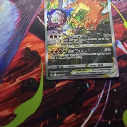 Pokemon TCG Charizard VSTAR SWSH262 Holo Black Star Promo Card Heavily Played - Image 4