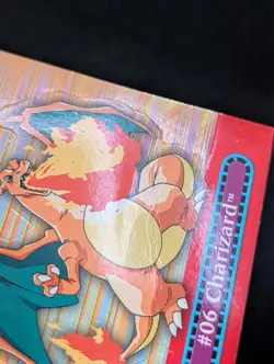 2000 Topps Pokemon Series 3 Pop Up #9 #06 Charizard Chase Card TV Animation DMG - Image 3