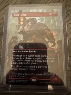 WOTC Special Guests Port Razer (Borderless) #33 (Foil) NM pack fresh commander - Image 1