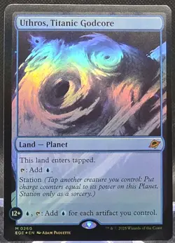 Uthros, Titanic Godcore #260 Edge of Eternities Foil Mythic - Image 1