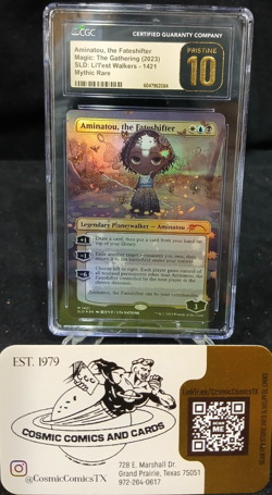 WOTC MTG Aminatou, The Fateshifter SLD Mythic Rare CGC Pristine 10 - Image 1