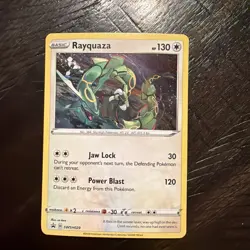 Pokemon TCG Rayquaza SWSH029 Sword & Shield Promo Holo EN 130 HP - Image 1