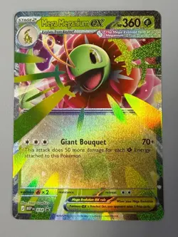 Mega Meganium ex 034 Pokemon ME: Mega Evolution Promo - PROMO NM/M - Image 1