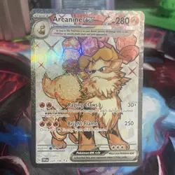 Arcanine ex 2023 Scarlet & Violet Base FA 224/198 Pokemon - Image 1