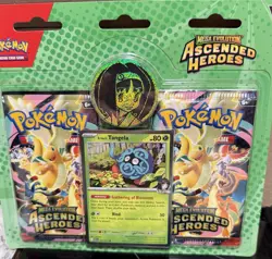 Pokemon TCG: Mega Evolution Ascended Heroes 2-Pack Collection - Erika's Tangela - Image 1