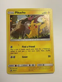 The Pokemon Company Pikachu SM234 SM Promo Holo Basic 60HP English - Image 1