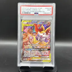 Charizard & Braixen GX 2019 Pokemon Sun Moon Promo #SM230 PSA 9 - Image 1