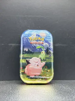 Pokemon Mega Evolution: Ascended Heroes Mini Tin (Clefairy & Chikorita) Sealed - Image 1