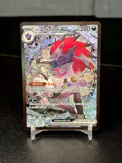 N's Zoroark ex 286/217 Special Illustration Rare ME Ascended Heroes Pokemon NM - Image 1