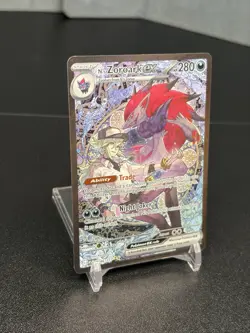 N's Zoroark ex 286/217 Special Illustration Rare ME Ascended Heroes Pokemon NM - Image 2