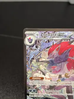 N's Zoroark ex 286/217 Special Illustration Rare ME Ascended Heroes Pokemon NM - Image 4