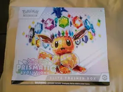 Pokemon TCG Prismatic Evolutions Elite Trainer Box English Eevee - Image 1