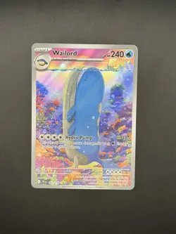 Wailord 162/159 Illustration Rare Sv09 Journey Together Holo Full Art HP240 - Image 2