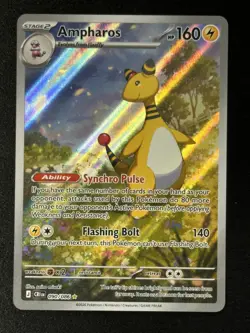 Pokemon TCG Ampharos 090/086 Illustration Rare Chaos Rising Near Mint - Image 1