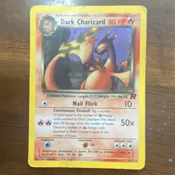 Wizards of the Coast Dark Charizard 4/82 Team Rocket Holo Rare EN 80 HP 1999 - Image 1