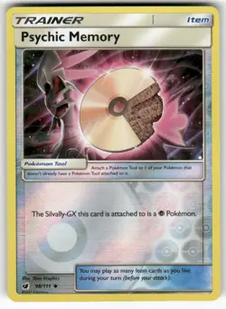 Psychic Memory 98/111 Uncommon Crimson Invasion Pokemon Reverse Holo Near Mint - Image 1