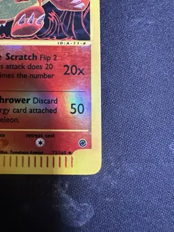 Pokemon Charmeleon 73/165 Expedition Holo Reverse Rare 2002 English TCG WOTC - Image 5