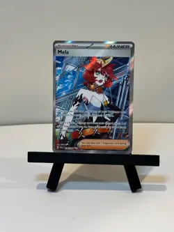 Pokemon TCG Mela 236/182 Paradox Rift Full Art Ultra Rare Trainer Supporter NM - Image 1