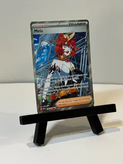 Pokemon TCG Mela 236/182 Paradox Rift Full Art Ultra Rare Trainer Supporter NM - Image 3