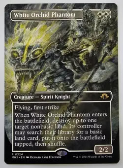 White Orchid Phantom (Borderless) #324 (NM) Modern Horizons 3 MH3 Magic MTG - Image 1