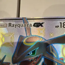 Pokemon TCG Rayquaza GX Alternate Art 177A/168 Jumbo Promo Holo 180 HP English - Image 2