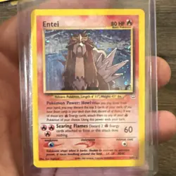 Pokemon TCG Entei Neo Revelation 06/64 Holo Rare 80 HP English 2000 Basic - Image 3
