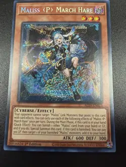 Yu-Gi-Oh! Maliss P March Hare | ALIN-EN023 | 1st Ed Secret Rare - Image 1