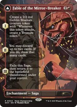 MTG Fable Of The Mirror-Breaker Store Championship Promo Foil P0044 - NM - Image 1