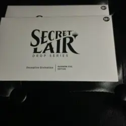 MTG Secret Lair Deceptive Divination Rainbow Foil Edition SEALED - Image 1