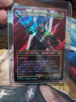 Noctis, Prince of Lucis (UB:FF) ~Alternate Art / Borderless / Surge Foil~ NM - Image 3