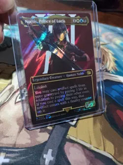 Noctis, Prince of Lucis (UB:FF) ~Alternate Art / Borderless / Surge Foil~ NM - Image 4