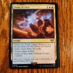 MTG Flame of Anor, LOTR: Tales of Middle Earth #0203, Excellent Condition MTG - Image 1