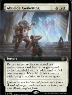 Near Mint 353 Abuelo's Awakening (Extended Art) The Lost Caverns of Ixalan - Image 1