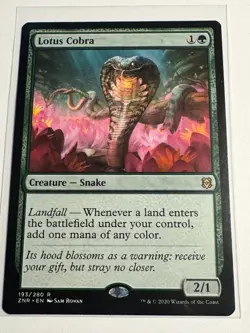 Lotus Cobra Zendikar Rising Regular MTG NM Magic the Gathering - Image 1
